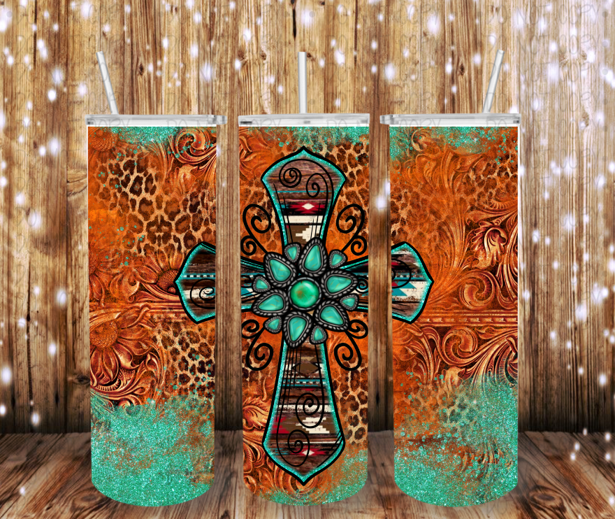 Western cross - Completed Tumbler