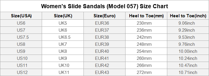 Women's Slide Sandals