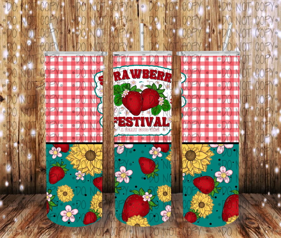 Strawberry Festival -Completed Tumbler